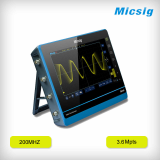 200MHz 4 channels touch screen digital tablet oscilloscope